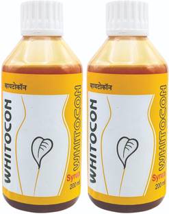 UJWALA AYURVEDASHRAM Whitocon Syrup, Leucorrhoea medicine,Harmonal Balance,For PCOS,Irregular periods