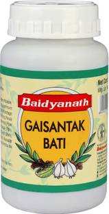 Baidyanath Gaisantak Bati, Reduces and neutralizes acid levels | Provide quick relief from common digestive problems like gas, hyperacidity, flatulence and bloating |