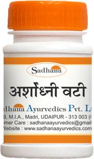 Sadhana Ayurvedics Arshodhni vati-10 Gm/Used in Piles of both Bleeding & Non-Bleeding