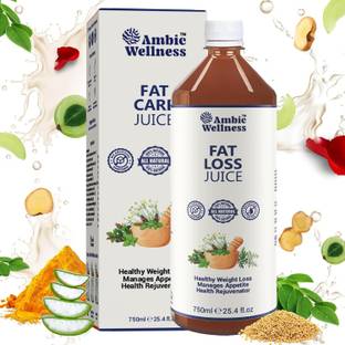 Ambic Wellness Fat Loss Juice I Ayurvedic Juice for Healthy Weight Loss I Improves Digestion & Metabolism I No Added Sugar