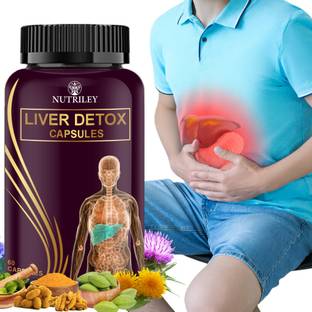NUTRILEY Liver Detox -100% Pure Herbal Extract Ayurvedic medicine for Fatty Liver
