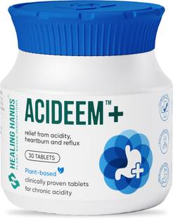 Healing Hands Acideem Plus Tablet Chronic Acidity Heartburn Reflux Relief| Proven Antacid