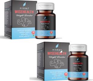 Nisbat Futurherbs Wisehealth Weight Booster For Muscles Growth-Weight Gain -Appetite I Bone Health