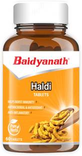 Baidyanath Haldi Tablets -60 Tab| Helps Boost Immunity, Blood Cleansing & Skin Problems