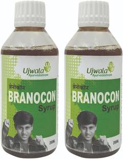 UJWALA AYURVEDASHRAM Branocon Syrup, Brain Supplement, Nootropic, Use combination for UTI & Epilepsy