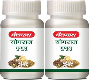Baidyanath Yograj Guggulu, Alleviates Pain, Reduces Joint stiffness, Lowers Joint Inflammation, Improves Appetite and Digestion, Pacifies VATA and KAFA Dosha |