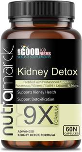NUTRAMARCK Kidney Detox 9X Capsules | Supports Kidney Health & Detoxification
