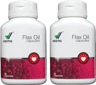 Vestig Flax Oil Capsules 180N (Pack of 2)