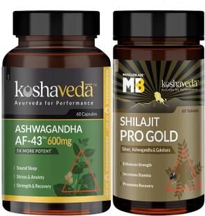 Koshaveda Shilajit Pro Gold with Ashwagandha AF-43