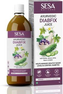 SESA DIABFIX Juice | Manages Healthy Sugar Levels | Aids Control Diabetes | 1 Ltr