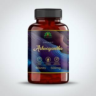 TAKSH Premium Ashwagandha 500 mg for Stress & Anxiety and better immunity.