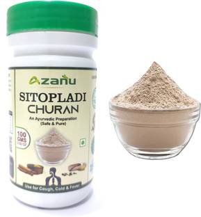 azanu Sitopladi Churna Powder | Ayurvedic Churna for Cough and Cold | 100g