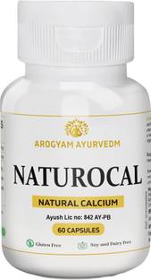 Arogyam Ayurvedm Dr. Pushp's Naturocal 60 capsules for calcium & Vitamin D