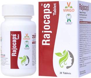 Virgo Rajocaps Tablets : For Menstural Problems, Uterine Tonic (60 Tablets)