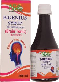 Naturegracehealthcare B- Genius Herbal Brain Health Tonic & Memory Booster With Brahmi, Shankhpushpi