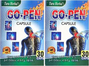Tara Herbal Pharmaceutical GO-PEN 30-30 Capsule For all Pain Relief (Pack of 2)