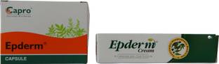 CAPRO EPDERM CAPSULE-100 CAPSULE AND EPDERM CREAM-30 GMS (2 Items in a pack)
