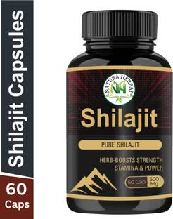 NaturaHerbal Natural Shilajit Health Capsule for Men Power Stamina-Ayurvedic Capsule 60