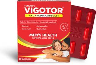 Vigotor Men's Well Being Ayurvedic Capsules with Ashwagnadha & Shilajit10N
