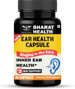 BHARAT HEALTH Ear Health Capsule Ayurvedic Hearing Health Ear Treatment 30 Capsule
