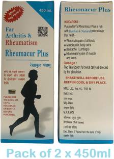 Homopathic PHBL Rheumacure Plus Syrup for Arthritis & Rheumatism 450ml