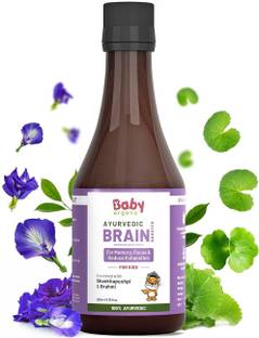 BabyOrgano Ayurvedic Shankhpushpi, Brahmi Brain Booster Syrup for Kids