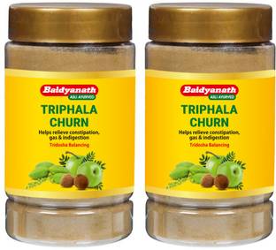 Baidyanath Triphala Churna | Helps Relieve Constipation - 500gms (Pack of 2)