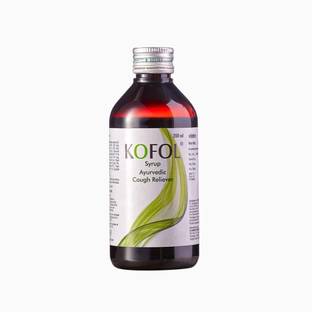 Kofol Ayurvedic Cough Syrup | Non-Drowsy Relief for Dry & Wet Cough, Soothes Throat