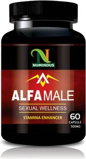 Numinous ALFA MALE Herbal Capsules for Man, 60 capsules, energy booster, No side effects