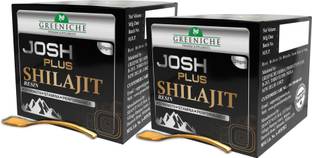 Greeniche Premium Josh Plus Shilajit Resin for Strength, Power & Stamina | 20g