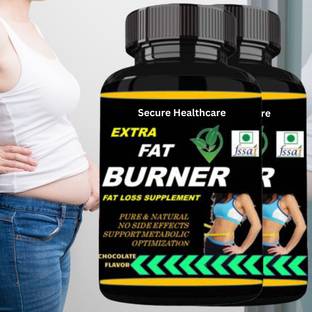 Secure Healthcare Extra Fat Burner , Weight Loss Product, Body Fit, Burn Body Fat, Powder Plant-Based Protein