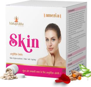 Amezia SKIN Tablets - Ayurveda for Beautiful, Fair, Radiant Skin - For Women & Men