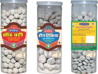 CHAMRIA sonth vati HING TIKIYA AAM PACHAK TABLET Home Made Mukhwas Mouth Freshener | Hygienically Prepared And Packed |