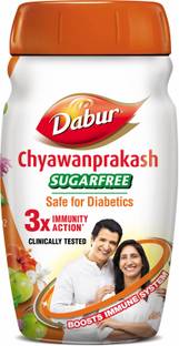 डाबर Chyawanprakash Sugarfree 900g | Safe for Diabetics | 3X Immunity Action