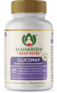 MAHARISHI ayurveda Glucomap, Diabetes Management, Jamun, Karela, Neem, Control Blood Sugar levels