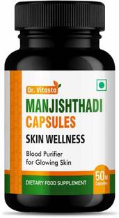 VITASTA Manjishthadi Blood Purifier Capsule For Glowing Skin