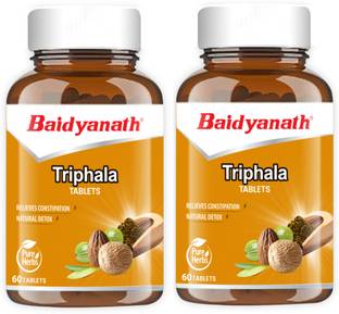 Baidyanath Triphala Tablets- An Ayurvedic Formulation | Helpful in Relieves Constipation, Acts as Natural Detoxifier | Good for Eyes and Effective in Weight Loss | 120 TB
