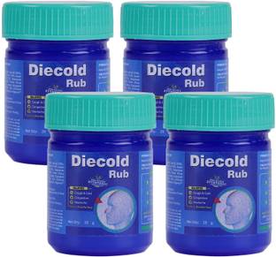 Leeford Diecold Rub For Headache and Common Cold 25ml Pack of 4
