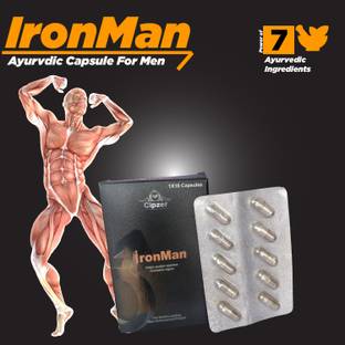 CIPZER Iron Man 10 Capsules Gives Extra Power For Long Time & Instant Stamina Provider