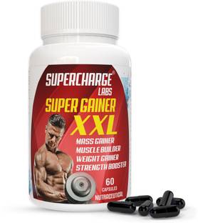 SUPERCHARGE SUPER GAINER XXL CAPSULE FOR WEIGHT GAIN, MUSCLE BUILDING AND MUSCLE MASS GAIN