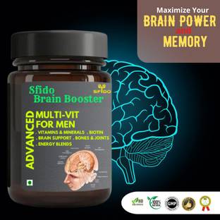 hindustan herbal Sfido Brain Booster, Boost Brain Strength, Memory Power, Capsule, Pack of 1