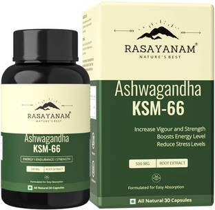Rasayanam Ashwagandha KSM-66 |Support Strength & Energy | Stress Relief