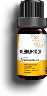 PIONEER HOMOEO GELSEMIUM-200CH MULTIDOSE GLOBULES PILLS 150pills(aprx).