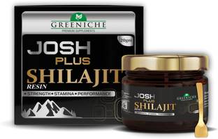 Greeniche Premium Josh Plus Shilajit Resin for Strength, Power & Stamina | 20g