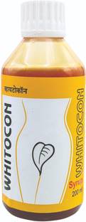 UJWALA AYURVEDASHRAM Whitocon Syrup, Leucorrhoea medicine,Harmonal Balance,For PCOS,Irregular periods