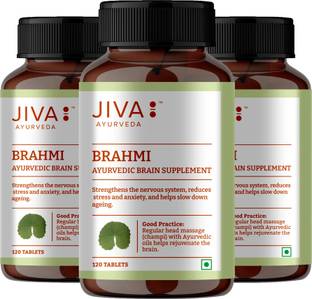 JIVA Brahmi Tablets | 100% Pure & Natural 120tab