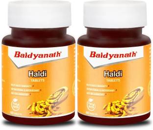 Baidyanath Haldi Tablets -60 Tab| Helps Boost Immunity, Blood Cleansing & Skin Problems