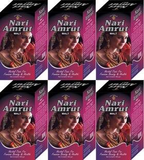 DEE INDIA HERBALS Nari Amrut Malt Herbal Tonic For Faminine Beauty & Health (400 Gm)