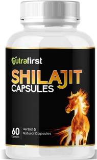 NutraFirst Shilajit Capsules For Energy, Strength, Power & Stamina (60 capsules)