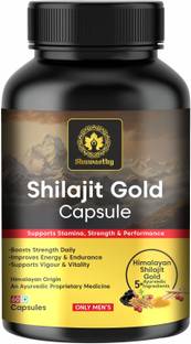 SHUWASTHY Shilajit Gold | Ayurvedic Supplement for Men | Boosts Stamina For Men